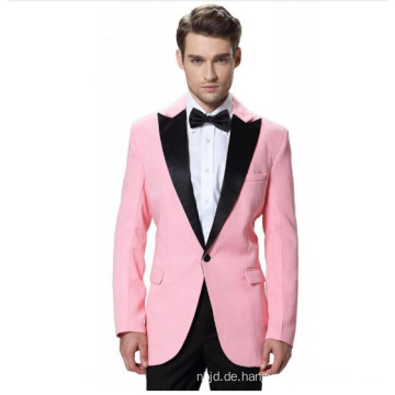 Fahion Design Männer rosa nach Maß Abend Hochzeit Männer Anzug